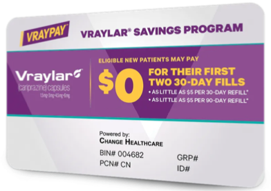 VRAYLAR Savings Program Card