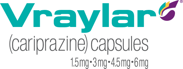 VRAYLAR® (cariprazine) logo.